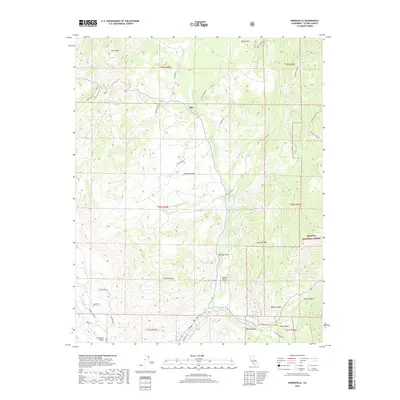 2018 Map of Springville, 2018 Print