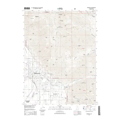 2014 Map of Springville, 2014 Print