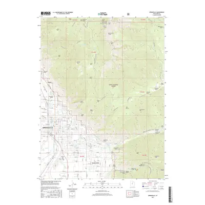 2017 Map of Springville, 2017 Print