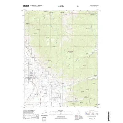 2020 Map of Springville, 2020 Print