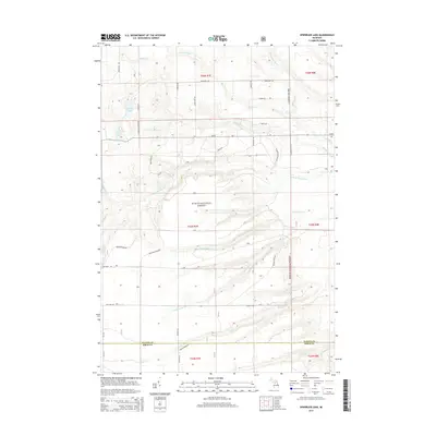 2014 Map of Sprinkler Lake, 2014 Print