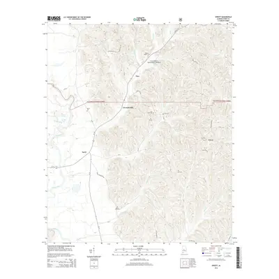 2014 Map of Sprott, 2014 Print