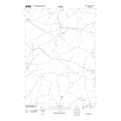 2010 Map of Sprout Brook, 2010 Print