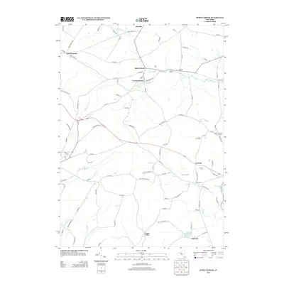 2013 Map of Sprout Brook, 2013 Print