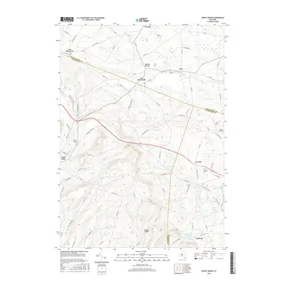 2016 Map of Sprout Brook, 2016 Print