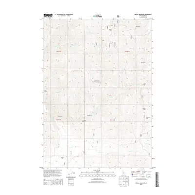 2013 Map of Sprout Mountain, 2013 Print