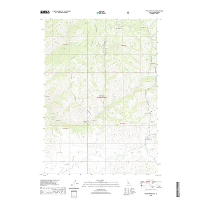 2020 Map of Sprout Mountain, 2020 Print