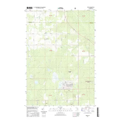 2017 Map of Spruce, 2017 Print