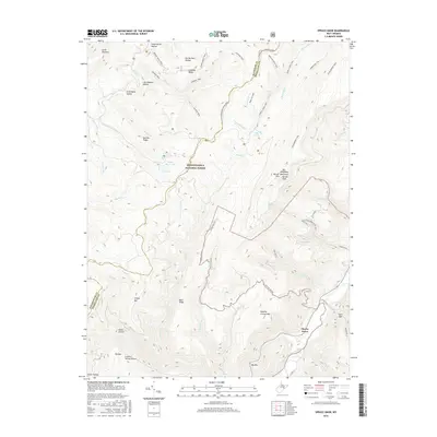 2016 Map of Spruce Knob, 2016 Print
