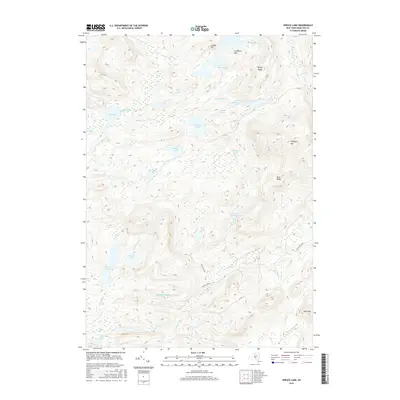 2016 Map of Spruce Lake, 2016 Print