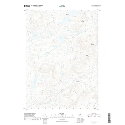 2019 Map of Spruce Lake, 2019 Print