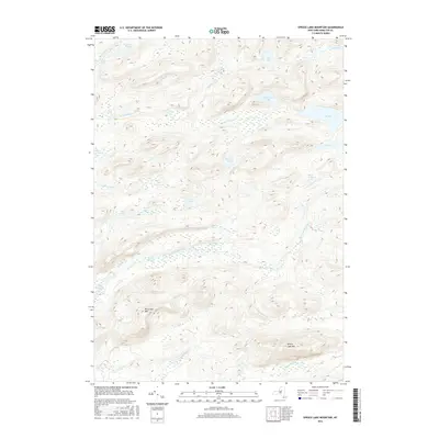 2016 Map of Spruce Lake Mountain, 2016 Print