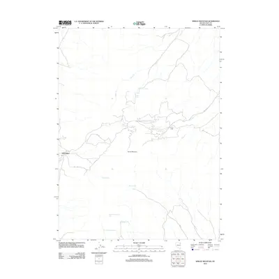 2012 Map of Spruce Mountain, 2012 Print