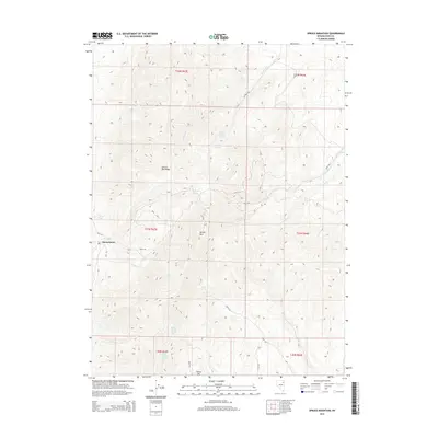 2014 Map of Spruce Mountain, 2014 Print