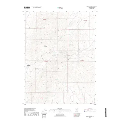 2018 Map of Spruce Mountain, 2018 Print