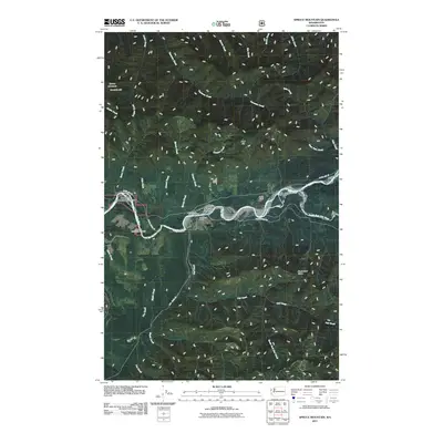 2011 Map of Spruce Mountain, 2011 Print