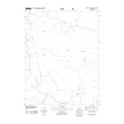 2011 Map of Spruce Mountain, 2011 Print