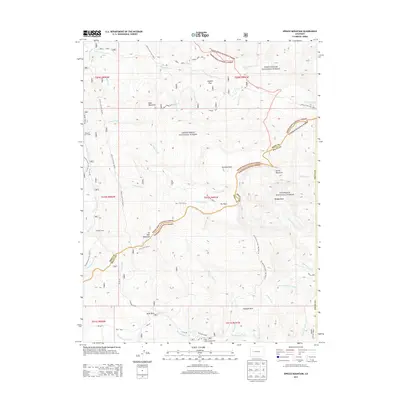 2013 Map of Spruce Mountain, 2013 Print