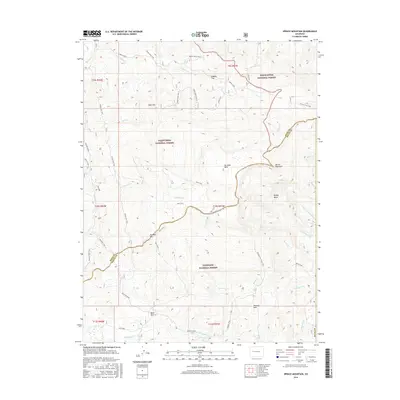 2016 Map of Spruce Mountain, 2016 Print