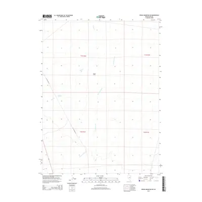 2014 Map of Spruce Mountain NW, 2014 Print