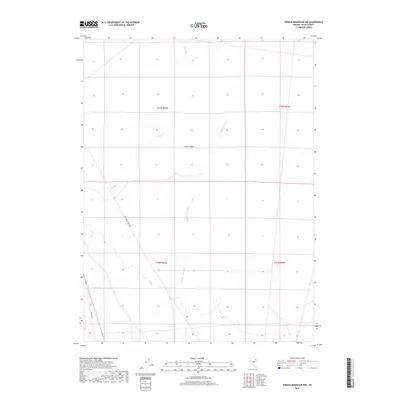 2018 Map of Spruce Mountain NW, 2018 Print