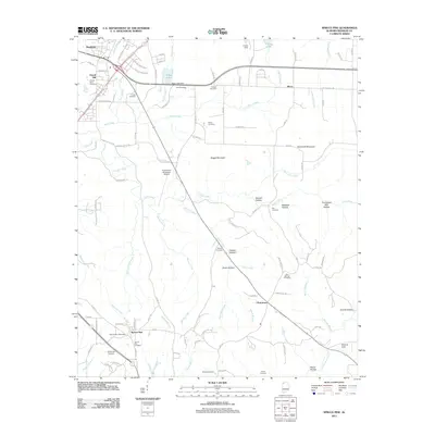 2011 Map of Spruce Pine, 2011 Print