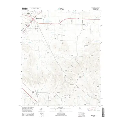 2014 Map of Spruce Pine, 2014 Print