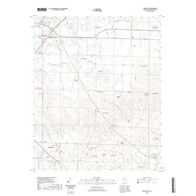 2020 Map of Spruce Pine, 2020 Print