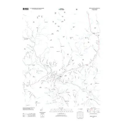 2013 Map of Spruce Pine, 2013 Print