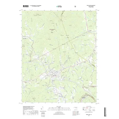 2019 Map of Spruce Pine, 2019 Print