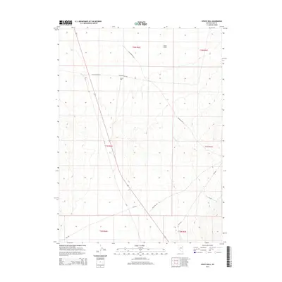 2014 Map of Spruce Well, 2014 Print
