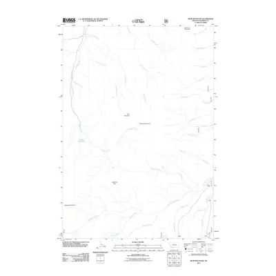 2011 Map of Spur Mountain, 2011 Print