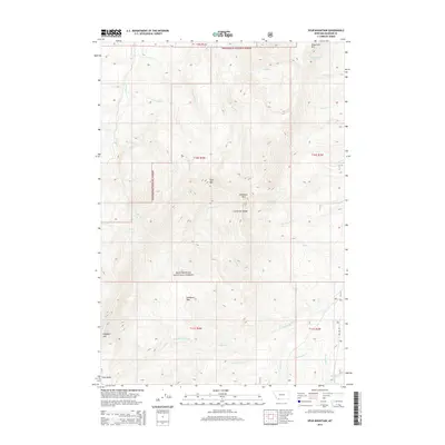2014 Map of Spur Mountain, 2014 Print