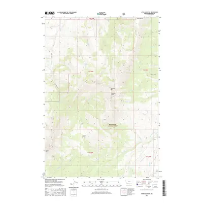 2017 Map of Spur Mountain, 2017 Print
