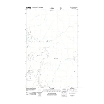 2011 Map of Spur Peak, 2011 Print
