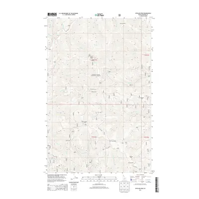 2013 Map of Spyglass Peak, 2013 Print