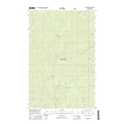2017 Map of Spyglass Peak, 2017 Print