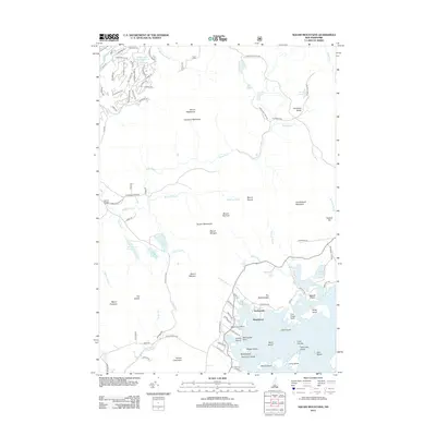2012 Map of Squam Mountains, 2012 Print