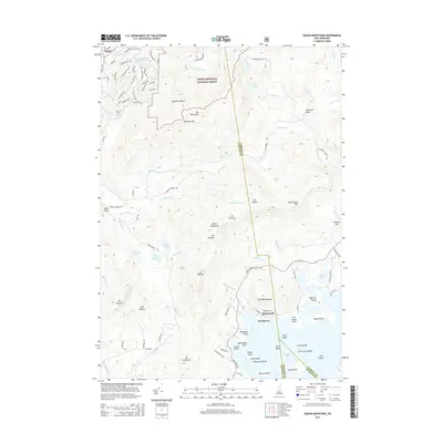 2015 Map of Squam Mountains, 2015 Print