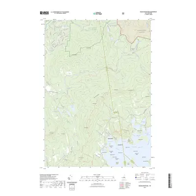 2023 Map of Squam Mountains, 2023 Print