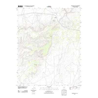 2011 Map of Square Butte, 2011 Print