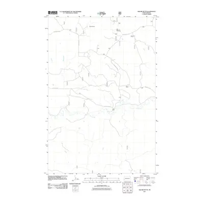 2011 Map of Square Butte, 2011 Print