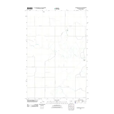 2011 Map of Square Butte NE, 2011 Print