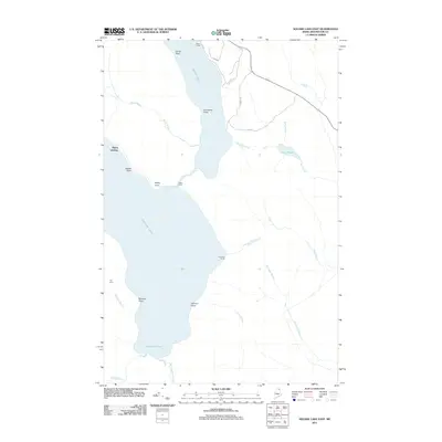 2011 Map of Square Lake East, 2011 Print