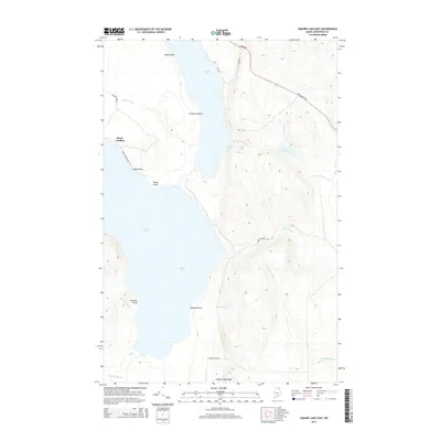 2014 Map of Square Lake East, 2014 Print