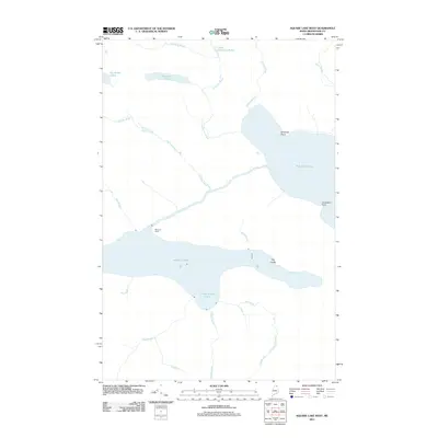 2011 Map of Square Lake West, 2011 Print