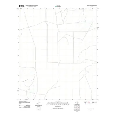 2010 Map of Square Mesa, 2010 Print
