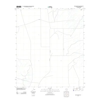 2012 Map of Square Mesa, 2012 Print