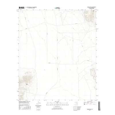 2016 Map of Square Mesa, 2016 Print