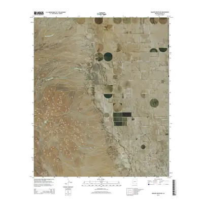 2014 Map of Square Mountain, 2014 Print